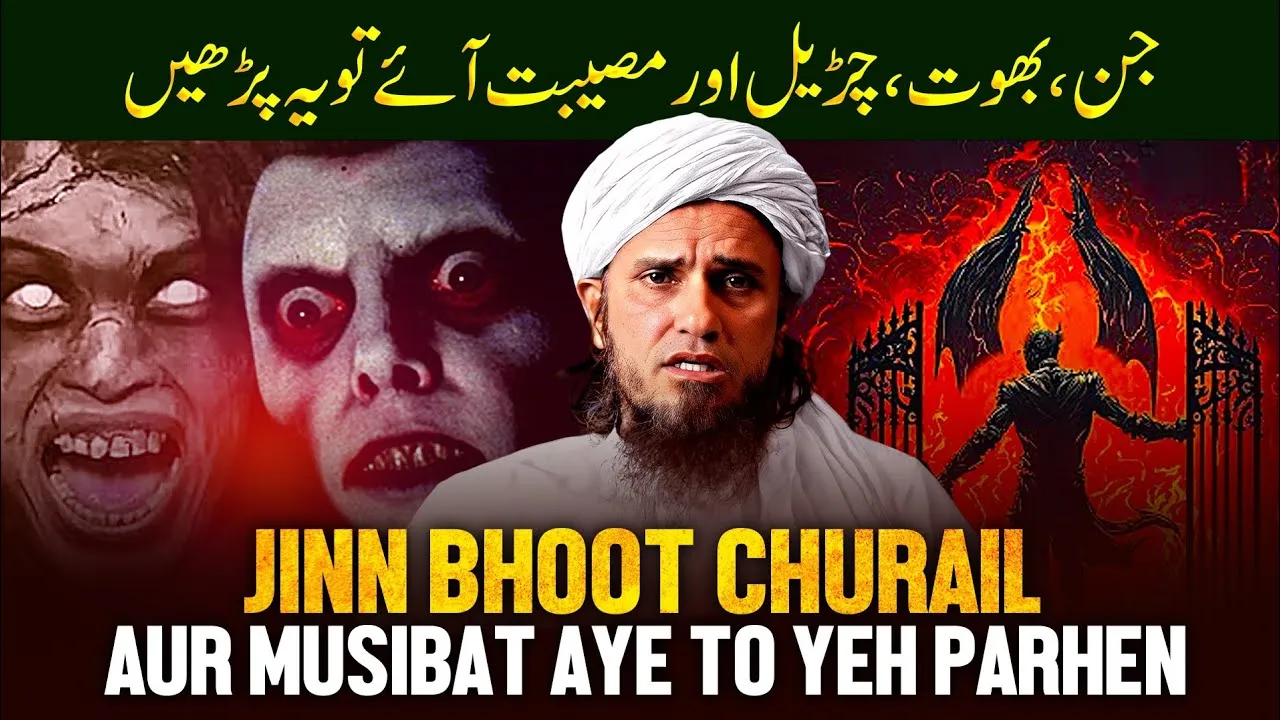Jinn, Bhoot ,Chudail Aur Musibat Aaye To Ye Padhe | Mufti Tariq Masood Speeches